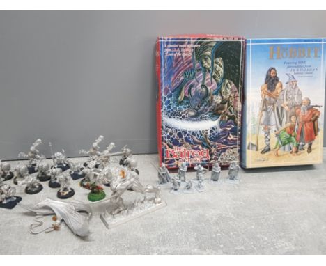 Selection of vintage lord of the rings characters made by mithril includes the rare Balrog, Fellowship etc