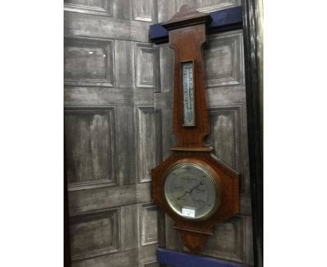 EARLY 20TH CENTURY WHEEL BAROMETER, 73cm high