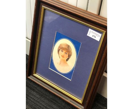 PORTRAIT OF PRINCESS DIANA, faintly inscribed 'To Stephen love from Diana Spencer', framed and under glass, 32cm x 27cm