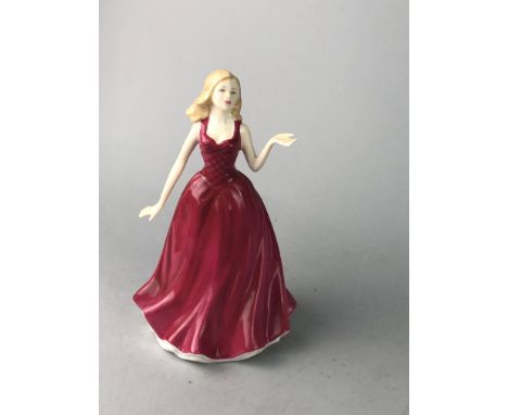 ROYAL DOULTON FIGURE OF 'RUBY', HN 4521, 21cm high, along with a Royal Doulton figure of 'Images', HN 3254, 33cm high, a Llad