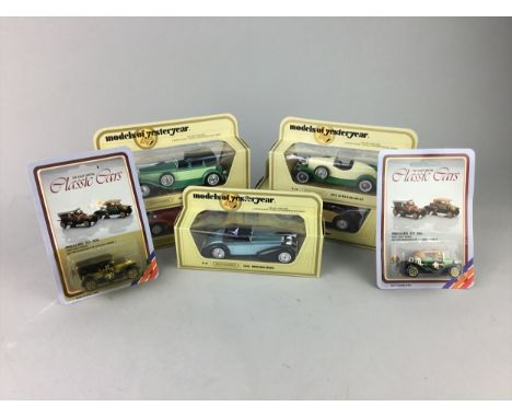 LOT OF MATCHBOX MODELS OF YESTERYEAR, comprising approximately 26 model vehicles including Talbot, Renault type AG, Crossley,