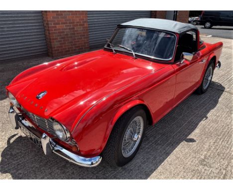 1963 TRIUMPH TR4  Registration Number: 848 VDH&nbsp; Chassis Number: TBA Recorded Mileage: c.17,000 miles  - UK delivered fro