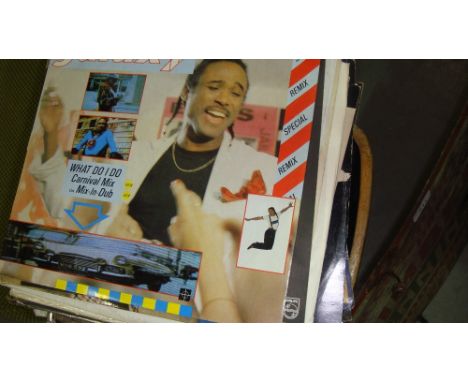 Assorted vinyl LPs 80's pop onwards some Disco 12 "