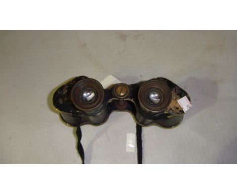 Pair of vintage Army issue binoculars by Ross 