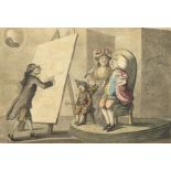 After Bunbury, a set of four hand coloured prints, 10" x 14" (4).