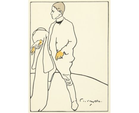James Pryde (1866-1941), Portrait of William Nicholson (1897), Signed in Plate l.r., Blindstamp l.r. 'The Studio London'[with