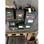 12 units Reliance Electric AC vari speed control 480 volt, RIGGING FEE: $25