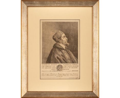  Gaetano  Vascellini (Castel San Giovanni, 1745 - Firenze, 1805) Incisione raffigurante Matteo di Antonio Barberini da una me