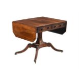 Y A GEORGE IV ROSEWOOD AND GILT-METAL MOUNTED SOFA TABLE