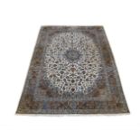 A PART SILK KASHAN CARPET