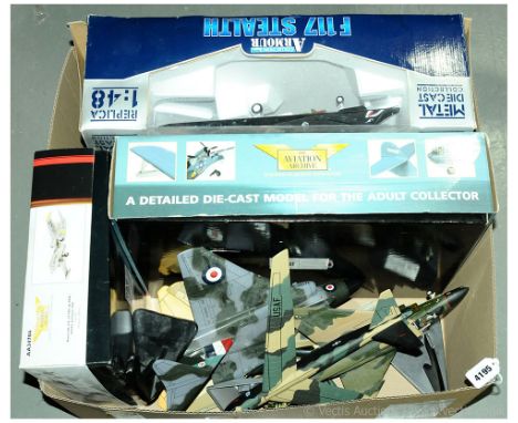 Corgi &amp; Armour Collection - a boxed and unboxed Military Aircraft group (Renovation/Spares or Repair Group) to include a 