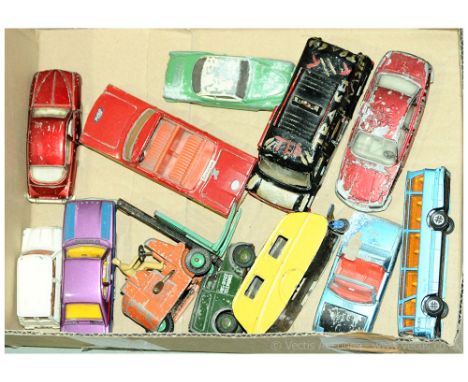 Dinky Toys - an unboxed group to include 261 Telephone Service Van "Post Office Telephones", a Coventry Climax Fork Lift Truc