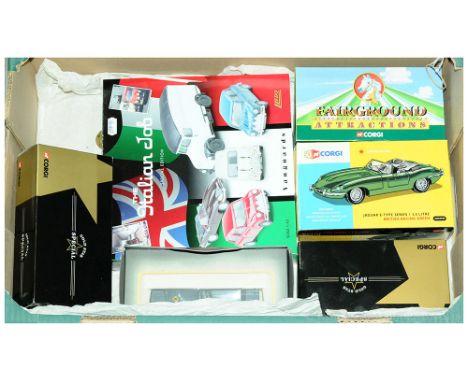 Corgi &amp; Vanguards a boxed group to include CC20103 Fowler Showmans Locomotive, CC20109 Fowler B6 Showmans Engine 'The Lio