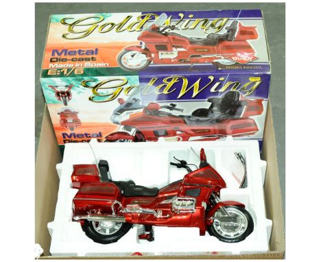 Guiloy - a boxed 1/6 Scale Honda Goldwing 16201 (Originals Miniatures Series) which appears to be generally Excellent althoug