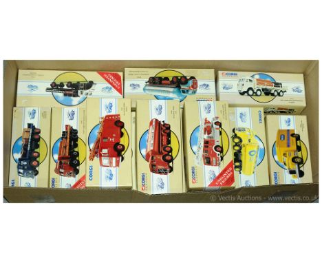 Corgi Classics - a boxed Commercial group comprising of Tankers, Lorries, Emergency Vehicles and similar to include 97359 an 