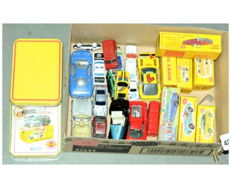 Dinky (Atlas Editions) Group to include 111 Triumph TR2 Sports Car; 159 Morris Oxford Saloon; 197 Morris Mini Traveller; 482 