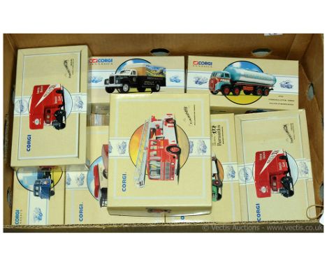 Corgi Classics - a boxed group of Commercial Vehicles comprising of Tankers, Emergency Vehicles and similar to include 97385 