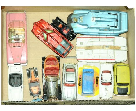 Dinky, Corgi &amp; Husky - a mainly unboxed group (one carded blister packed model) of TV related diecast models comprising o