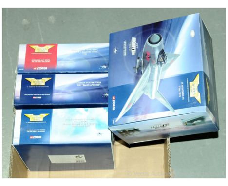 Corgi (Aviation Archive) - a boxed group of 1/72 Scale (Jet Fighter Power Series) Military Aircraft to include AA32703 Hawker