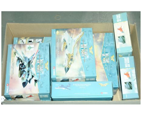 Corgi (Aviation Archive) - a boxed group of 1/72 Scale Military Aircraft (Military Air Power - Thunder In The Skies - Modern 