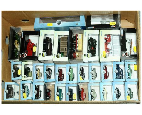 Oxford Diecast a boxed group to include 76TLM001 Leyland TLM Fire Engine 'London Fire Brigade', 76TK007 Bedford TK Tanker 'Wh