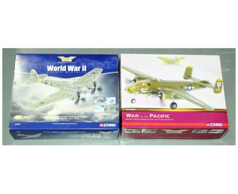 Corgi (Aviation Archive) a boxed pair of 1/72 Scale Military Aircraft comprising of AA33702 (World War II - Europe &amp; Afri