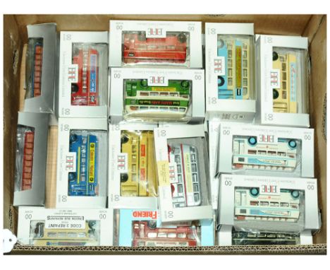 EFE (Exclusive First Editions) - a boxed 00 Scale Bus/Open Top Bus group to include a Code 3 London Bus "Bromley Pageant of M