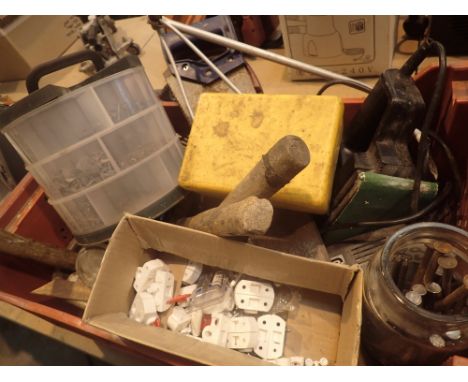 Mixed tools including sander detail sander panel saws hammer etc    CONDITION REPORT:  The electrical items included in this 