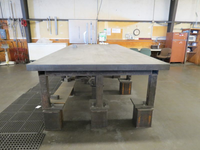 Solid Metal Steel Layout Table