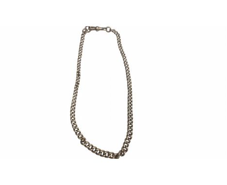9ct Gold watch chain Weight 34g 