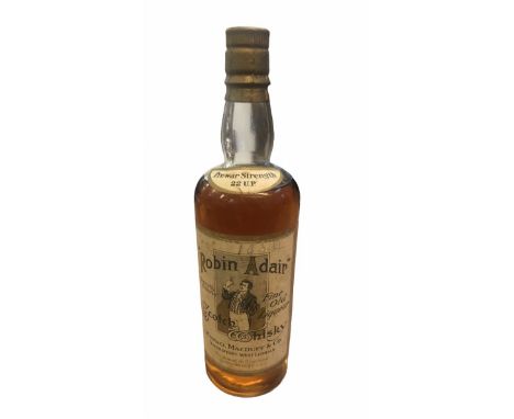 Munro, Macduff &amp; co 'Robin Adair' scotch whisky - pre war strength 22 U.P
