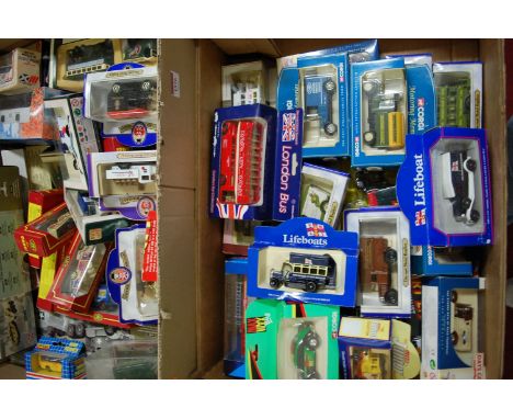 Two trays of mixed boxed modern issue diecast to include Corgi Classics, Lledo, Cameo and others, examples to include a Corgi