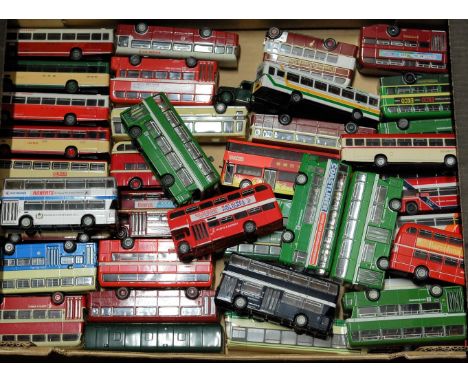 A quantity of mixed 1/76 scale boxed and part boxed public transport diecasts by EFE, Corgi, Creative Master and others, sold