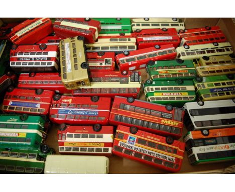A collection of 1/76 scale public transport diecasts to include EFE, Corgi Original Omnibus, Creative Master and others, sold