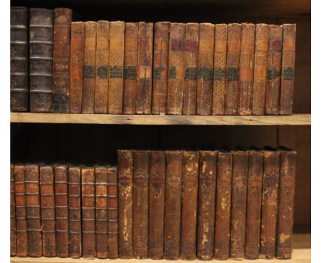 DECORATIVE BINDINGS: Pope (A), THE WORKS OF ALEXANDER POPE ESQ. In Nine Volumes, Complete, 9 vols, full leather, laid paper, 