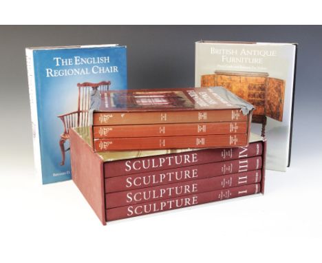 Bruneau (P) et al, SCULPTURE THE GREAT ART OF ANTIQUITY FROM THE EIGHTH CENTURY BC TO THE FIFTH CENTURY AD, 4 vols, burgundy 