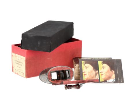 The Rainforth Stereoscopic Skin Clinic,American, c.1910, cased set with label ' THE STEREOSCOPIC SKIN CLINIC, RAINFORTH , NEW