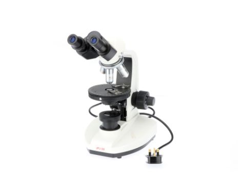 A Polarising Microscope,a Teaching or Amateur Grade, Binocular, Transmitted Light Illuminated, Polarising Microscope suitable