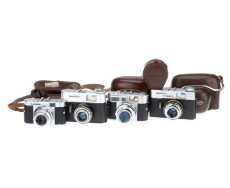 A Voigtlander Vitomatic IIa 35mm Rangefinder Camera,chrome, body VG, shutter working, rangefinder patch visible &amp; travels