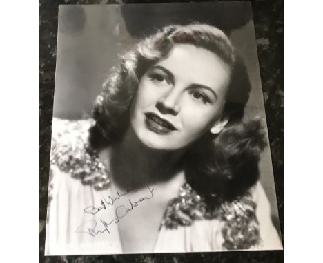 Phillis Calvert vintage signed 10 x 8 inch b/w photo. Condition 8/10. All autographs come with a Certificate of Authenticity.