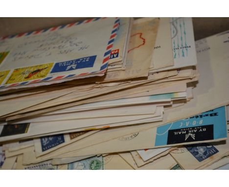 Stamps:  A collection of GB and Commonwealth envelopes, including 1950's first day covers (approximately 200).