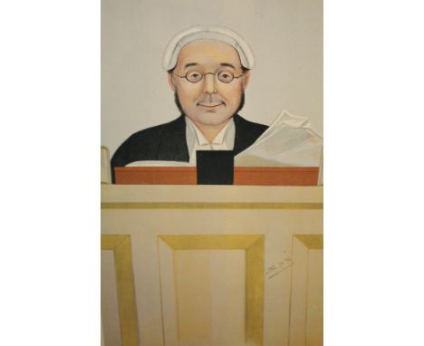 After Henry Seppings Wright, (Stuff) Hon. George Denman, with the caption "He was an Ornament on the Bench", Vanity Fair chro