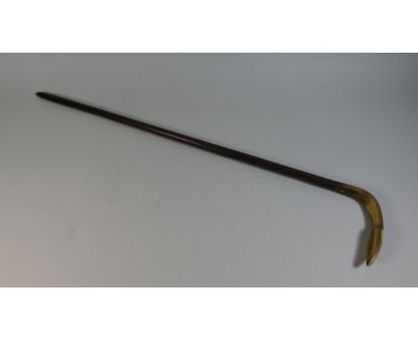 A Horn Handled Walking Stick, 83cm Long