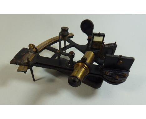 A Brass Mounted Marine Sextant by C Plath, Hamburg