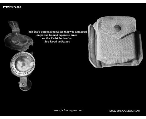 Jack Sue’s Field Compass with Case TG Co Ltd London; Serial No 45339 1940 MK III This type of compass was used throughout WW2