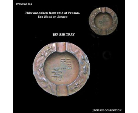 An Ashtray With characters meaning ‘Fortune’ and ‘Long life’ These central characters are a typical Chinese blessing; outer e