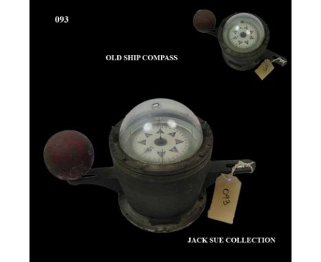 An Early Marine Ships Compass, by Henry Browne & Son, Barking, London With ‘Sestral’ Trademark marked on dial Brass and metal