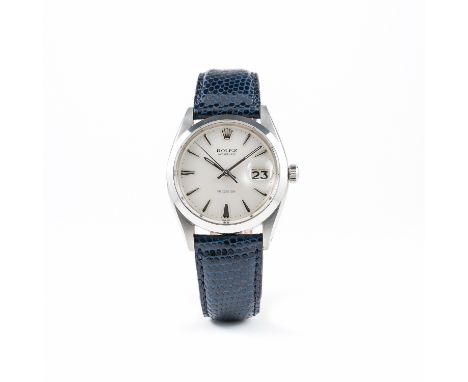 A GENTLEMAN'S STAINLESS STEEL ROLEX OYSTERDATE PRECISION WRIST WATCH CIRCA 1961, REF. 6694 WITH ROLEX SERVICE PAPERS FROM 200