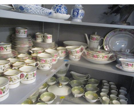A Royal Worcester 'Royal Garden' pattern dinner/coffee service 
