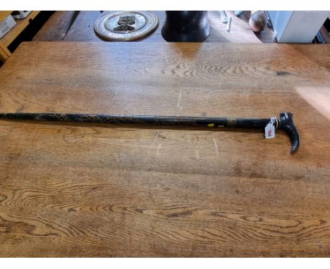 An antique swordstick.&nbsp; 